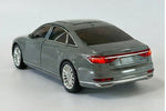 Audi A8 1:24 Scale Luxury Sedan Diecast Model Car Black by Che Zhi — Metal Body Collector Display
