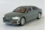 Audi A8 1:24 Scale Luxury Sedan Diecast Model Car Black by Che Zhi — Metal Body Collector Display