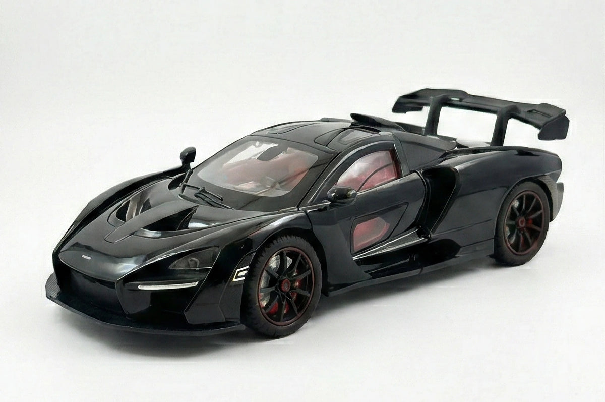 McLaren Senna 1:24 Scale Hypercar Diecast Model Car by Che Zhi — Metal Body Collector Display