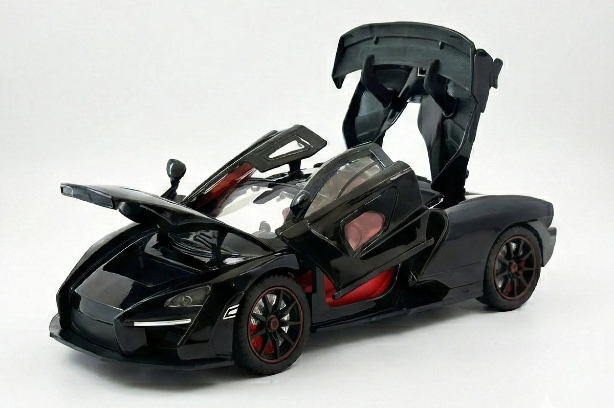 McLaren Senna 1:24 Scale Hypercar Diecast Model Car by Che Zhi — Metal Body Collector Display