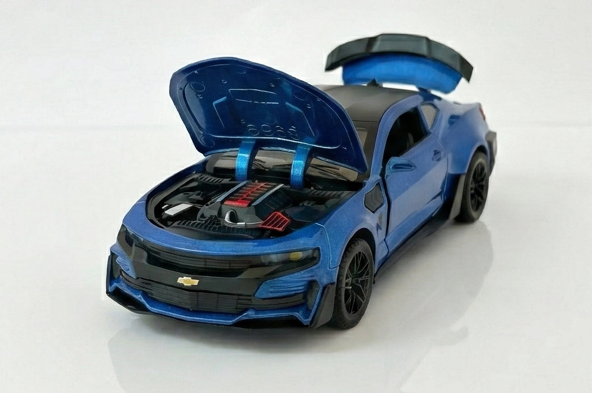 Chevy Camaro 1:32 Diecast Model Car Black by Coo Coo — Collector Display Metal Body