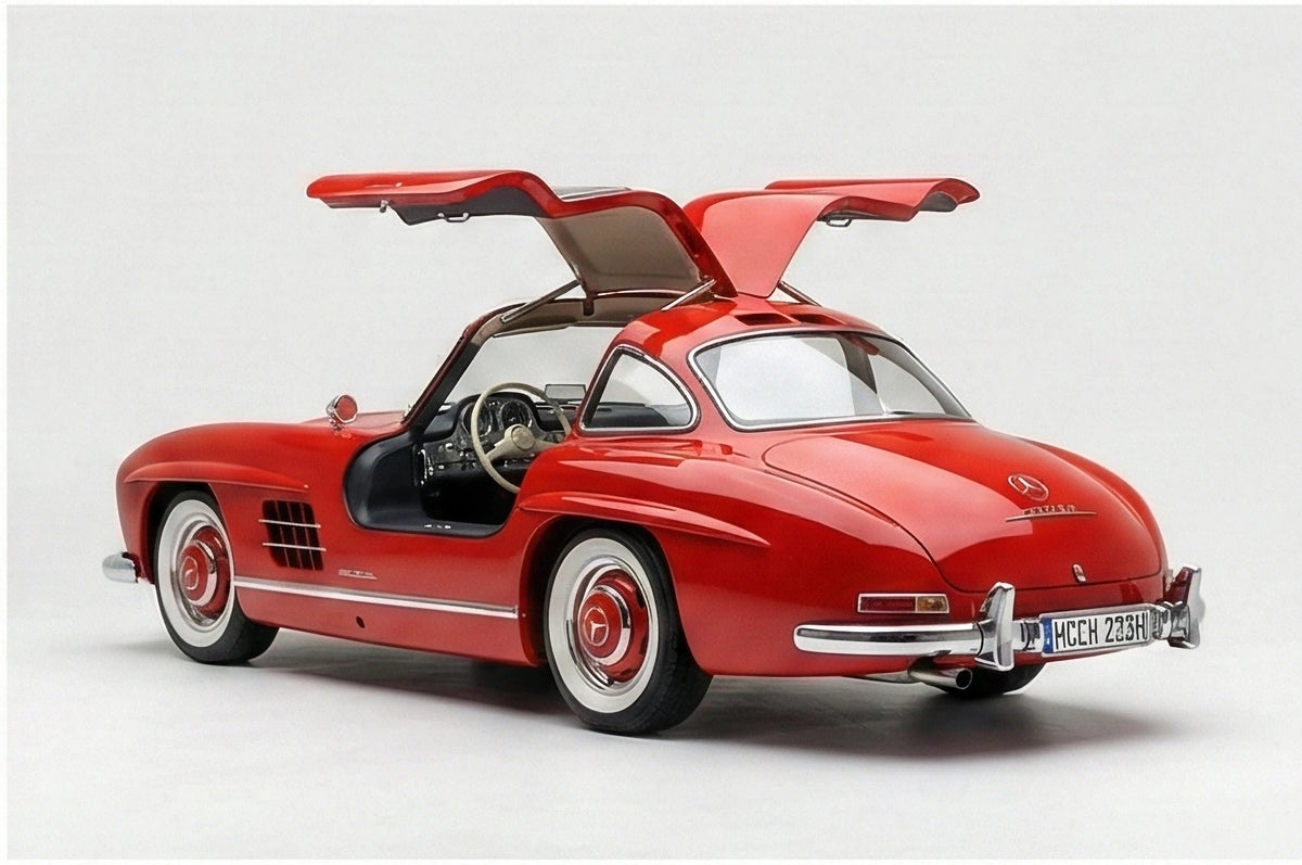 Mercedes 300 SL 1:24 Scale Diecast Model by Jinlifang — Metal Body Collector Display